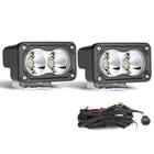 2X3" Sport Clear Driving Led Light Cube Pods 6500K Fog Lamp W/wiring Harness New. Price: $43.98.