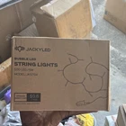Jackyled 500 Bubble String Lights Warm White 178FT Settings 5W IP44 New. Price: $14.24.