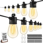 Ume Upgraded 100FT Outdoor String Lights S14 Led Patio With 52 Open. Price: $44.99.