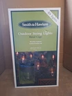 Smith & Hawken Black Lanterns 10-LIGHT String Indoor/outdoor Metal Cage New. Price: $29.95.
