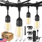 Skeerei 1-PACK 150 Ft Outdoor String Lights Remote Patio Weatherproof New. Price: $154.60.