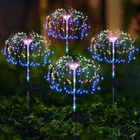 4 8PACK Garden Solar Firework Lights Outdoor Starburst Fairy Decor Lamp 120 Led New. Price: $6.89.