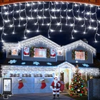 504 Led Christmas Lights With 112 Drops, 50FT Modes Cool White Fairy Strin... New. Price: $41.19.