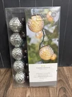 Threshold 10CT String Lights Weather Resistant Indoor/outdoor Faceted Globes New. Price: $20.00.