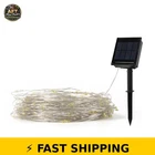 Mainstays Solar 200-COUNT Warm White Led String Lights New. Price: $37.99.
