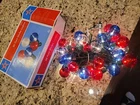 Indoor/outdoor String Lights Colored 35 G40 Globe 19' New Patriotic. Price: $17.95.
