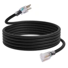 Ep 15 Ft Outdoor Extension Cord, 12/3 Sjtw Heavy Duty Waterproof Power Cable,... New. Price: $37.73.