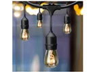 Hampton Bay 12-LIGHT 24 Ft. Indoor/outdoor Plug-in Incandescent Edison Bulb Stri New. Price: $22.00.