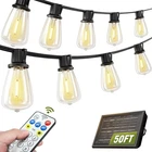 Skoiuc Solar String Lights Outdoor Waterproof With Remote & Timer, Led New. Price: $48.99.
