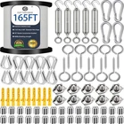 1/16 Rope Kit,string Light Hanging Outdoor Guide Wire, 50M/165F New. Price: $58.78.