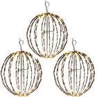 Elf Logic 3 Pack 16 Outdoor/indoor Led Christmas Light Balls. Durable New. Price: $182.79.