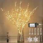 Litbloom Lighted White Twig Branches 32IN 200 Led Fairy Lights Plug With Time New. Price: $57.20.
