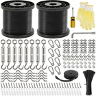 400 Ft String Light Hanging Kit Outdoor, Nylon Coated Stainless Steel 304 Wir... New. Price: $101.99.