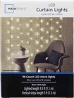 Mainstays 96-COUNT Indoor Curtain Lights, 2 Pack New. Price: $24.99.