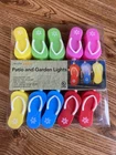 Patio Garden Flip Flop String Lights Indoor Outdoor 7.5 Ft Vintage Y2K, Sienna New. Price: $10.00.