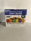 Feit Electric 11W Assorted Multi Color String Light Bulbs 60 Pack Indoor/outdoor Open. Price: $55.00.