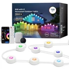 Paifam Smart Permanent Outdoor Lights, With Ic Rgb+w, White New. Price: $175.60.