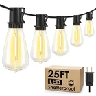25FT Outdoor String Lights, Patio With 10+1 Led Dimmable Waterproof Sh... New. Price: $17.21.