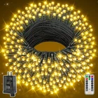 Christmas Lights 262FT 800LED Warm White Timer Remote Control Waterproof Ollny New. Price: $59.99.