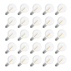 Meconard G40 1.57 Inch Led Replacement Light Bulbs 25 Pack E12 Base Warm White New. Price: $33.42.