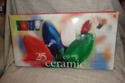 Christmas String Lights 25 Multi Color Ceramic Indoor Outdoor Nos Target 9C Open. Price: $8.99.