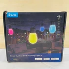 Govee Outdoor S14 Bulb String Lights 48FT Rgbic Smart App Control H702A Matter Used. Price: $29.99.