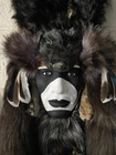 Blackfeet Warrior Tribal Face Mask, Native American Art 4FT Made By Ayo New. Price: $999.95.