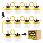 100FT Construction String Lights: 150W Ultra-bright 21000 Lumens Etl Listed L... New. Price: $122.25.