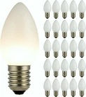Holiday Bright Lights C7 Warm White Incandescent Bulbs 25 Pack Indoor Outdoor Open. Price: $10.50.