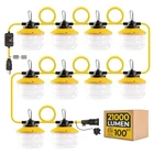 Outdoor Construction Led String Lights With Switch: 3 Prong 100FT 150W 21000L... New. Price: $188.29.