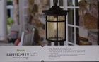 Threshold Black Finish Metal & Crackle Glass Outdoor Pendant Light Nib New. Price: $59.99.