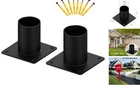 2 Pcs Heavy-duty Mounting Post Light Adapter, Jieqesic 3 Inch Outdoor Pier New. Price: $46.06.