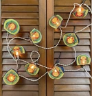 Vtg Kmart Sienna Summer Nights Patio Garden Fiesta String Lights Colorful Flower Used. Price: $15.00.