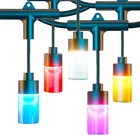 Atomi Smart Wi-fi Color-changing String Light, Shatterproof Acrylic Bulbs Lights New. Price: $87.99.