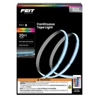 Feit Electric 20FT Color Led Tape Light, Cob Technology, Customizable Length,... Open. Price: $74.08.