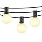 Mr Beams Led String Lights 1W G40 Globe Bulb Weatherproof 25FT Black Open. Price: $18.69.