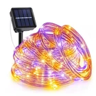 33FT 135 Led Solar Rope Lights Outdoor Waterproof, Purple And Orange St... New. Price: $15.89.