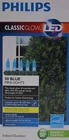 Philips Classic Glow Led 50 Blue Mini Bulbs Lighted Length 16.3 Ft Nib New. Price: $19.99.