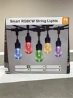 Xmcosy+ Smart Outdoor String Lights, 123FT Patio Waterproof, App Contro Open. Price: $63.83.