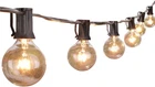 Outdoor String 100FEET G40 Globe Patio Lights With 104 Edison Glass Bulbs New. Price: $80.90.