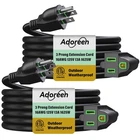 Adoreen Outdoor Power Extension Cord 20 FT/2 Pack, 3 Prong 16 Awg Grounded Wire New. Price: $50.26.