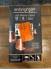 Enbrighten 35626 12 Ft. Outdoor/indoor Led String Lights, Acrylic Edison Bulbs New. Price: $15.00.