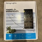 New Room Essentials String Lights - 20 Count Indoor/outdoor Globe Bulbs Nib. Price: $19.95.