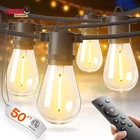 Addlon 50FT Led Outdoor String Lights With Edison Shatterproof Bulbs, Weatherpro New. Price: $33.78.