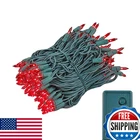Novelty Lights 46.5FT 140 Incandescent Chasing Christmas String, 16 Funct New. Price: $101.05.
