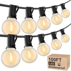 Rtty Outdoor String Lights 100 Ft Globe Led Patio With G40 Plastic Bul... New. Price: $49.30.