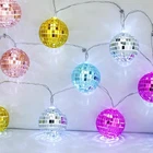 Bbto 10 Pcs Led Disco Ball String Light 2 Inch Battery Powered Mirror Or... New. Price: $22.38.
