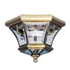 Livex Lighting Monterey/georgetown Ceiling Mount Antique Brass 7052-01 New. Price: $219.96.