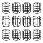 Hampton Bay 2.75 Black Cage Bulb Shade For Outdoor String Light (12-PACK) Open. Price: $18.59.