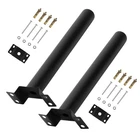 Mounting Brackets Extension Arm For Solar Street Light, 2PCS, Black New. Price: $57.11.